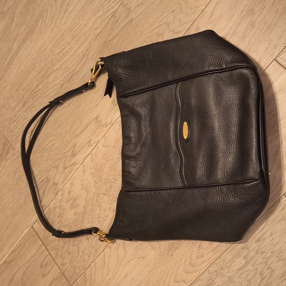 Black Leather Purse